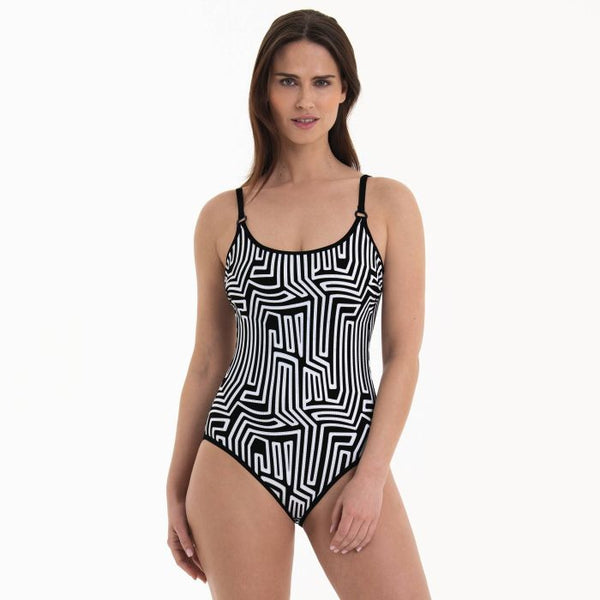 Shining Lines Swimsuit - Black