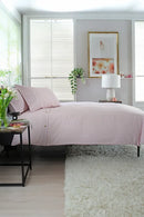 Gingham Duvet Cover Set - Rose