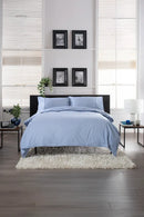 Gingham Duvet Cover Set - Blue