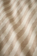 Cotton Rich Woven Stripe Duvet Cover Set - Natural
