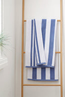 Stripe Jacquard Towels - Blue