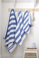 Stripe Jacquard Towels - Blue