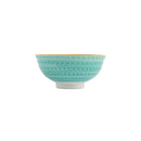 Indigo Chevron Stoneware Nibble Bowl - 12cm