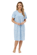 Linear Pastel 40L Nightdress - Blue