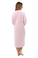 Waffle Zip Robe - Pink
