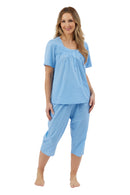 Dobby Spot Pyjama - Blue