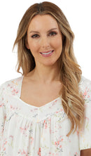 Satin Nightdress - Floral