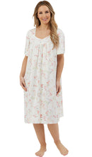 Satin Nightdress - Floral