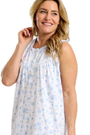 Spring Garden Nightdress - Blue