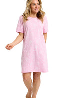 Dotty Floral Nightdress - Pink