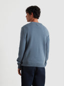Farah Maidstone Round Neck Sweatshirt - Chalk Blue