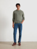 Maidstone Round Neck Sweatshirt - Tarragon Green