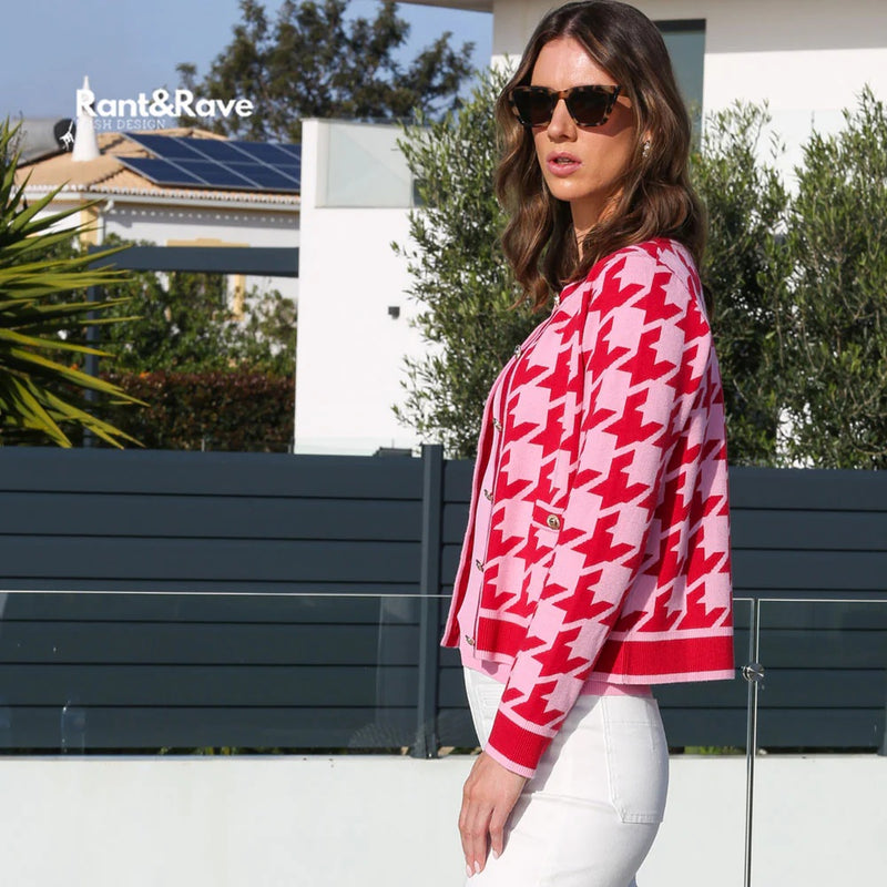 Masie Cardigan - Red