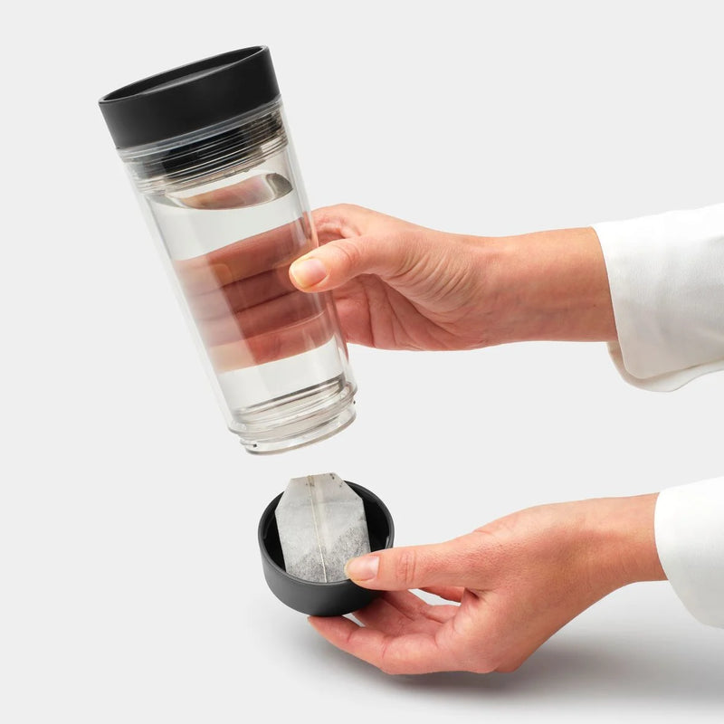 Make & Take Travel Tea Cup - Dark Grey