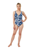 Floral Geo Swimsuit - Geo Print