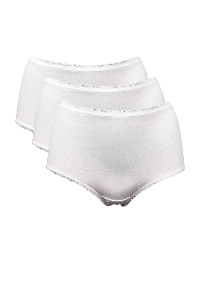 My Basic 3 Pack Full Brief - White