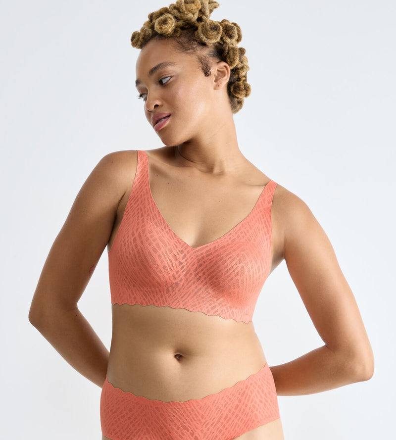 Zero Feel Bliss Soft Bra - Lovely Apricot