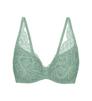 Body Make-Up Illusion Lace Bra WP - Misty Turquoise