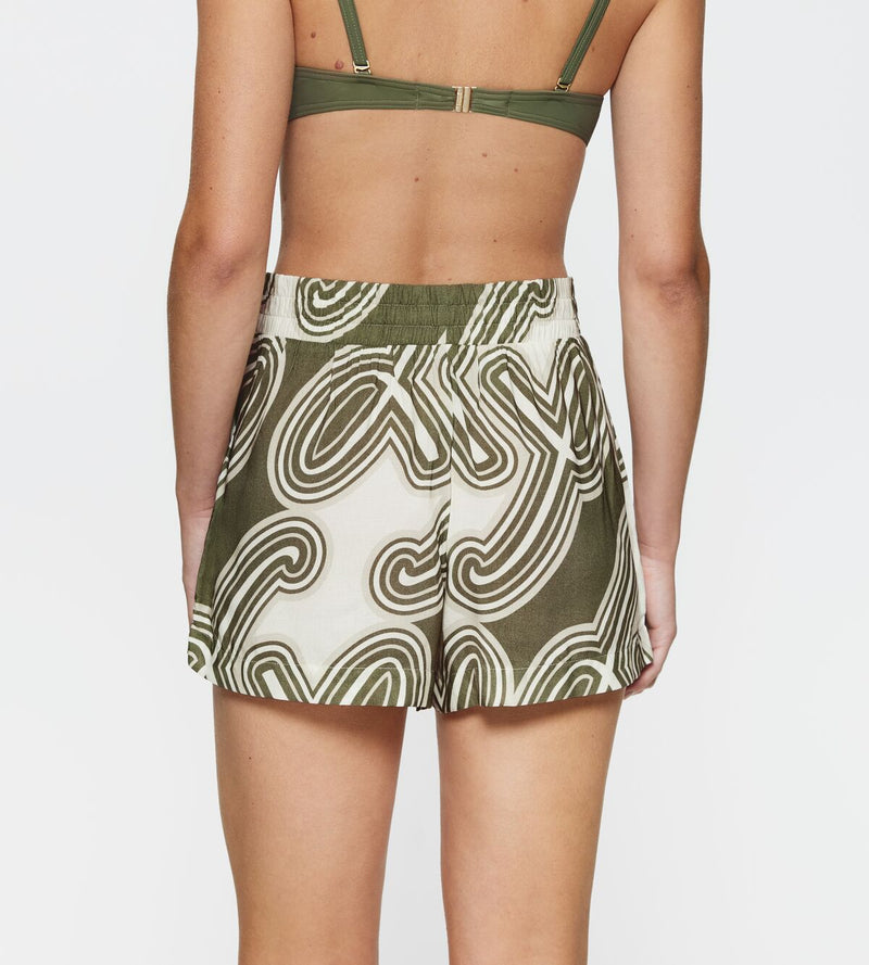 Beach Shorts - Green Combo