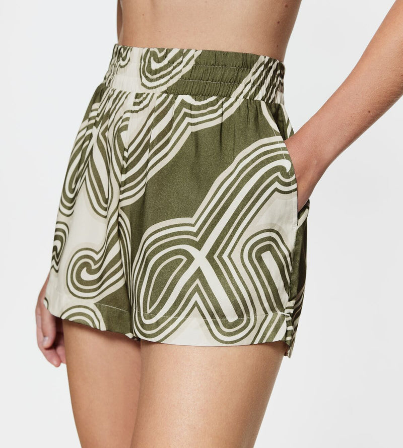 Beach Shorts - Green Combo