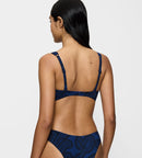 Smart Summer Plunge Bikini - Dark Blue Combi