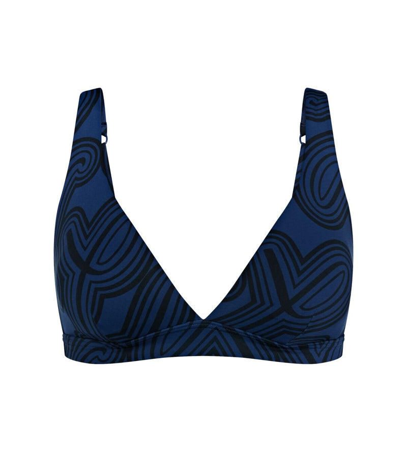 Smart Summer Plunge Bikini - Dark Blue Combi