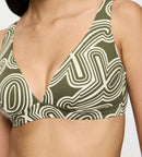 Smart Summer Plunge Bikini - Green Combo
