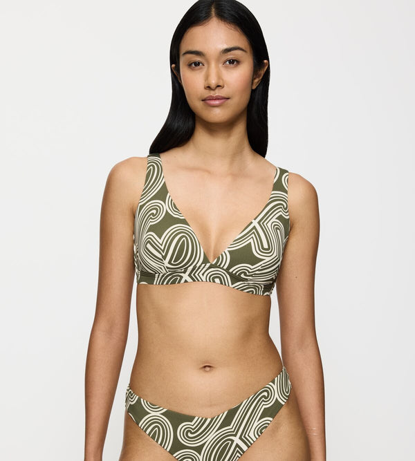 Smart Summer Plunge Bikini - Green Combo
