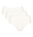 Go Daily Cotton Midi 3P - Silk White