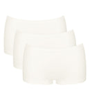Go Daily Cotton Short 3P - Silk White