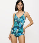 Summer Fleur Swimsuit - Turquoise Multi