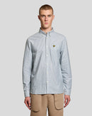 Stripe Oxford Shirt - Everglade/white