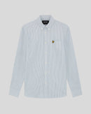 Stripe Oxford Shirt - Everglade/white