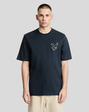 ChromeEagle Graphic T-Shirt - Dark Navy/white