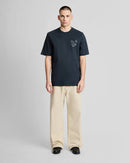 ChromeEagle Graphic T-Shirt - Dark Navy/white