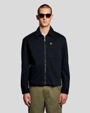 Zip Through Overshirt - Dark Navy