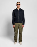 Zip Through Overshirt - Dark Navy
