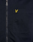 Zip Through Overshirt - Dark Navy