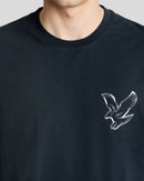 ChromeEagle Graphic T-Shirt - Dark Navy/white