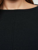 PLAIN BLACK JUMPER - Black