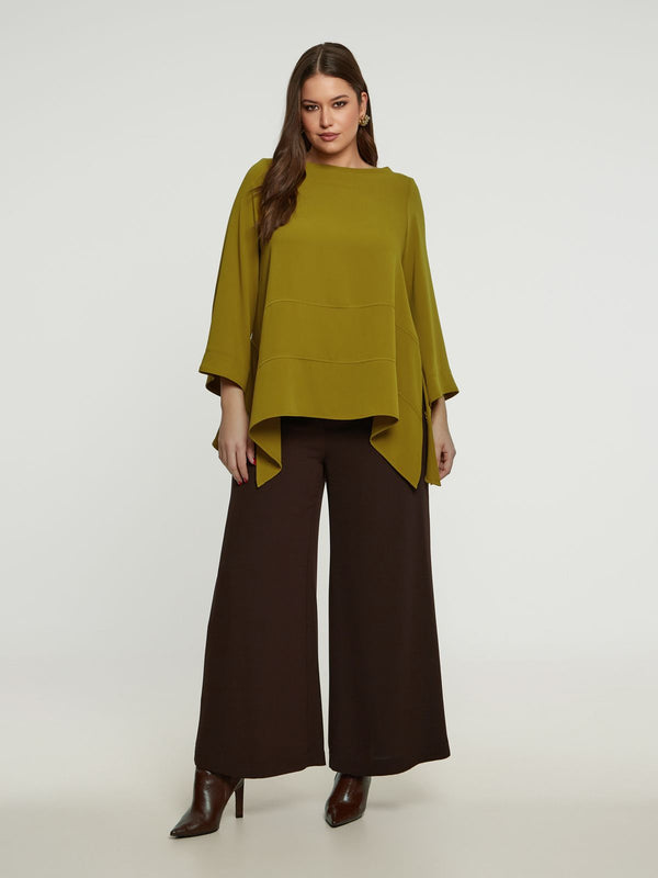 PLAIN TOP - Mustard