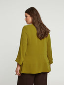 PLAIN TOP - Mustard