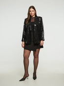 Sequin Jacket - Black