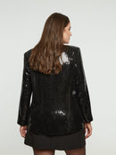Sequin Jacket - Black