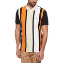 Vertical Stripe Polo Shirt - Black