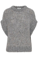Metta Sleeveless Jumper - Grey Melange