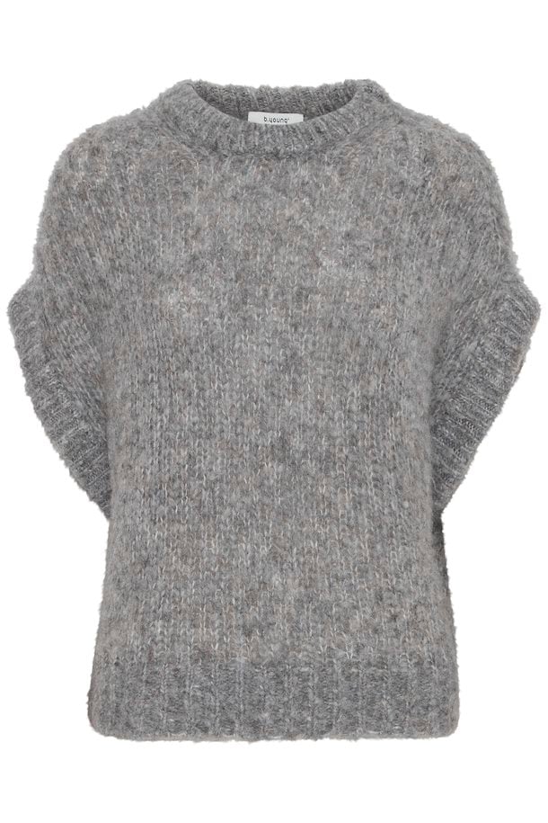 Metta Sleeveless Jumper - Grey Melange