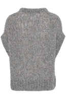 Metta Sleeveless Jumper - Grey Melange