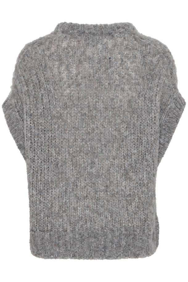 Metta Sleeveless Jumper - Grey Melange