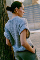 Metta Sleeveless Jumper - Grey Melange